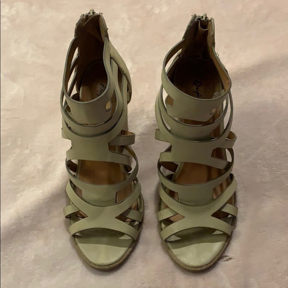 Strappy heels